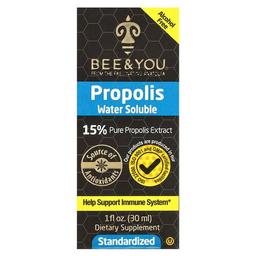 Bee You Propolis Water Soluble Alcohol Free 1 Fl Oz 30 Ml