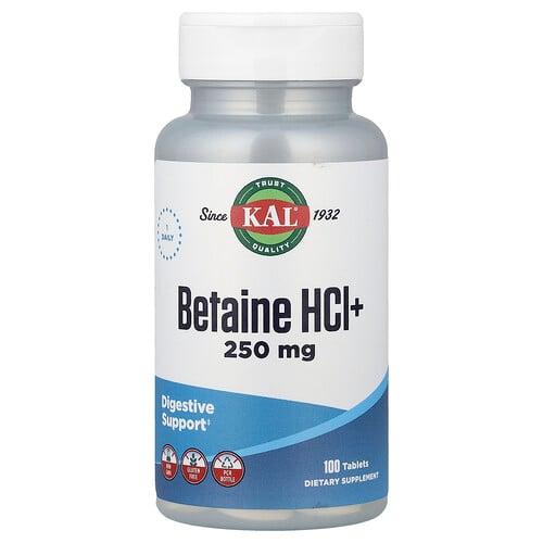 Kal Betaine Hcl 100 Tablets