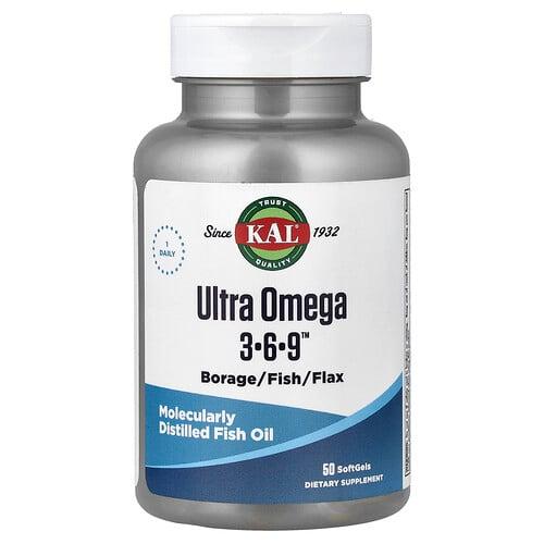 Kal Ultra Omega 3 6 9 50 Softgels