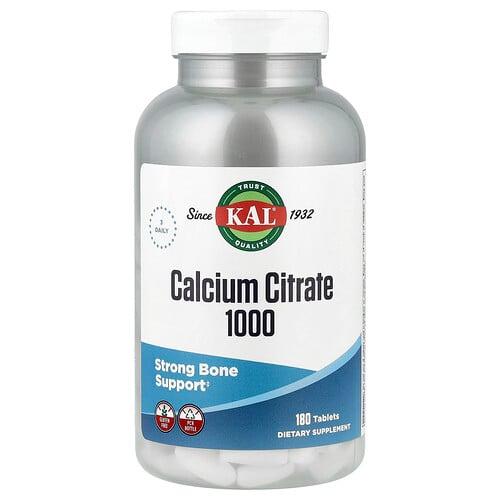 Kal Calcium Citrate 1000 180 Tablets 333 Mg Per Tablet