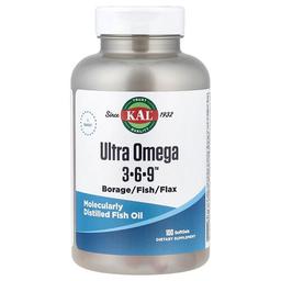 Kal Ultra Omega 3 6 9 100 Softgels