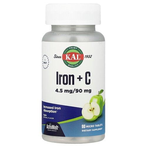 Kal Iron C Apple 90 Micro Tablets