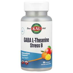 Kal Gaba L Theanine Stress B Mango Tangerine 100 Lozenges