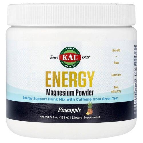 Kal Energy Magnesium Powder Pineapple 5 3 Oz 153 G