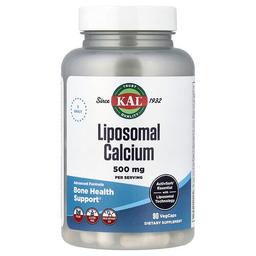 Kal Liposomal Calcium 90 Vegcaps 166 6 Mg Per Capsule