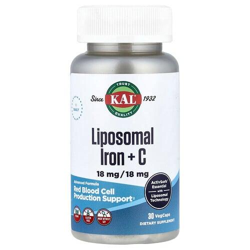 Kal Liposomal Iron C 30 Vegcaps product image