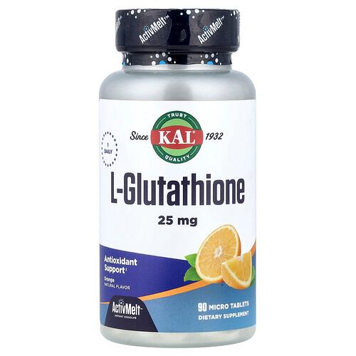 Kal L Glutathione Orange 25 Mg 90 Micro Tablets