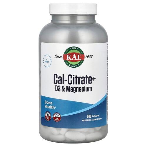 Kal Cal Citrate D3 Magnesium 240 Tablets