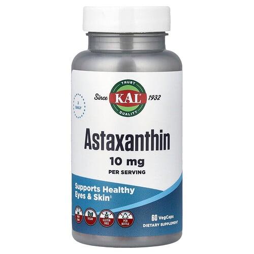 Kal Astaxanthin 60 Vegcaps 5 Mg Per Cap