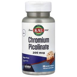 Kal Chromium Picolinate Cinnamon Bun 200 Mcg 120 Micro Tablets