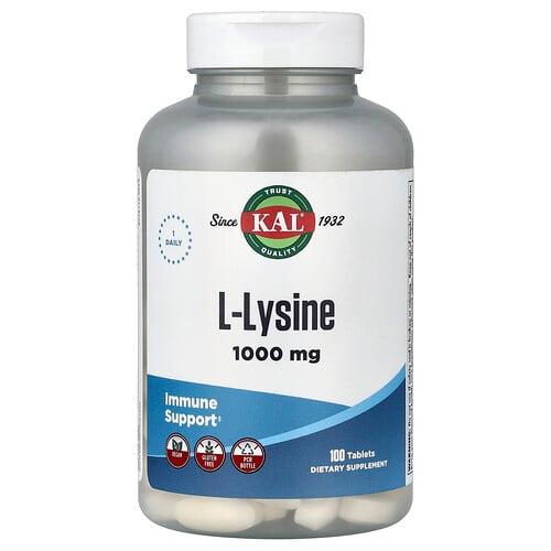 Kal L Lysine 1 000 Mg 100 Tablets