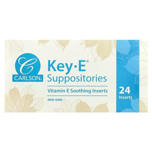 Carlson Key E Suppositories 24 Inserts