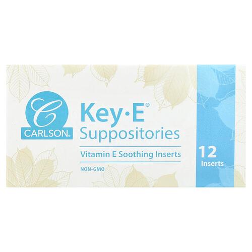 Carlson Key E Suppositories 12 Inserts