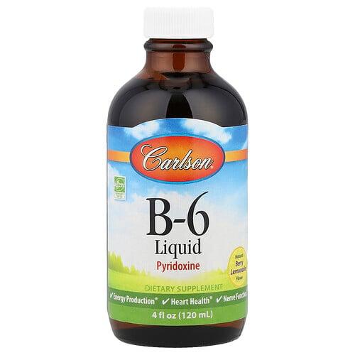 Carlson B 6 Liquid Natural Berry Lemonade 4 Fl Oz 120 Ml
