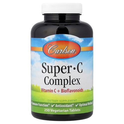 Carlson Super C Complex 250 Vegetarian Tablets