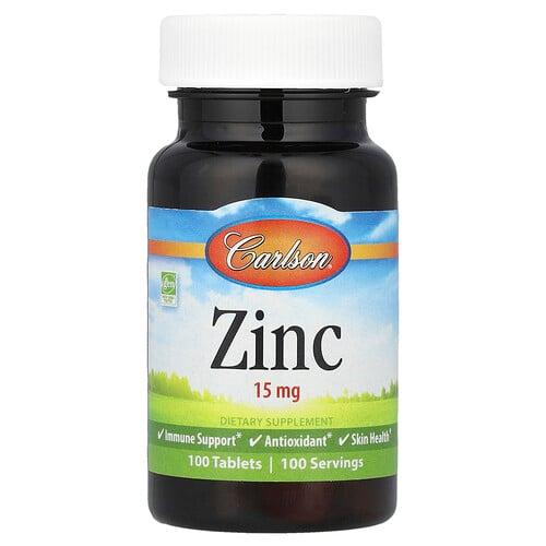 Carlson Zinc 15 Mg 100 Tablets