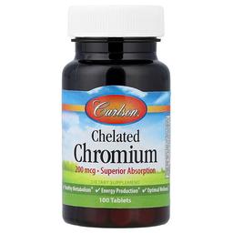 Carlson Chelated Chromium 100 Tablets