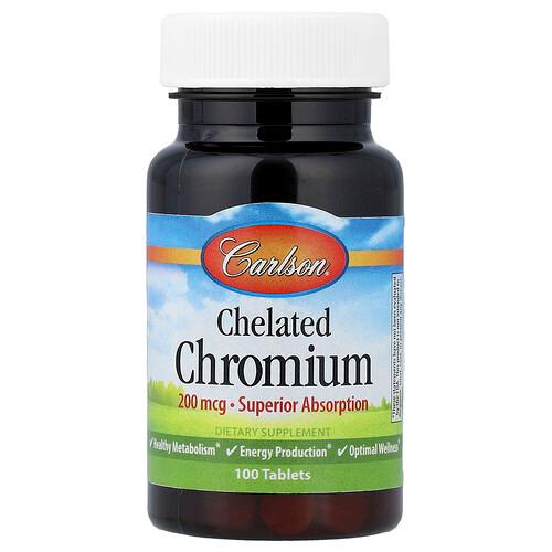 Carlson Chelated Chromium 100 Tablets