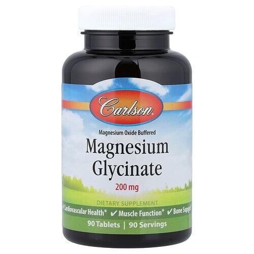 Carlson Magnesium Glycinate 200 Mg 90 Tablets