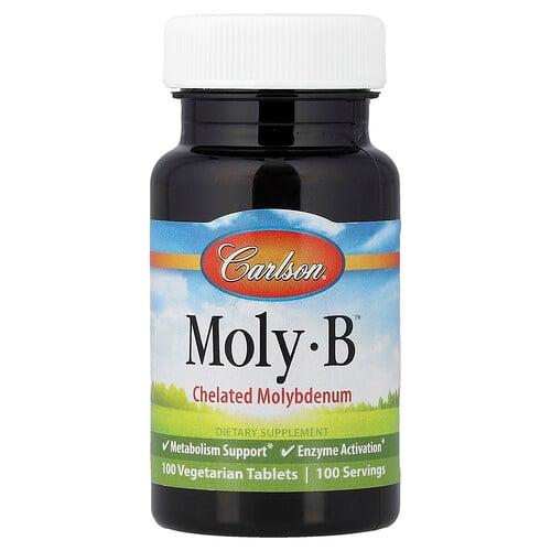 Carlson Moly B 100 Vegetarian Tablets 500 Mcg Per Tablet