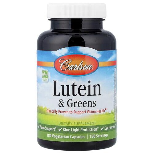 Carlson Lutein Greens 180 Vegetarian Capsules product image