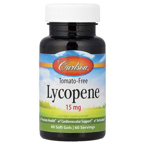 Carlson Tomato Free Lycopene 15 Mg 60 Soft Gels