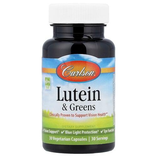 Carlson Lutein Greens 30 Vegetarian Capsules