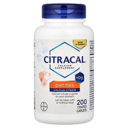 Citracal Calcium Supplement D3 Petites 200 Coated Caplets