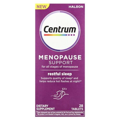 Centrum Menopause Support Restful Sleep 28 Tablets