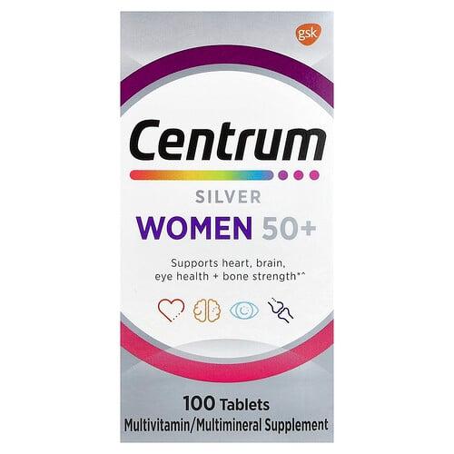 Centrum Silver Women 50 Multivitamin 100 Tablets