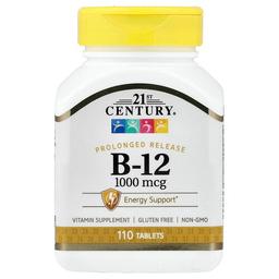 21st Century B 12 Prolonged Release 1 000 Mcg 110 Tablets