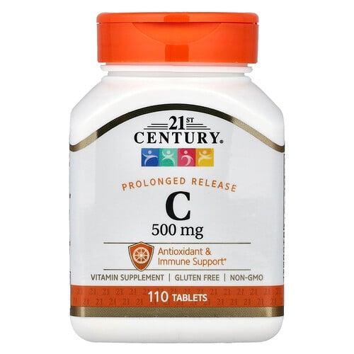 21st Century Vitamin C Prolonged Release 500 Mg 110 Tablets product image