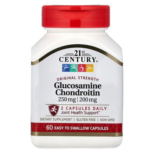 21st Century Glucosamine Chondroitin 250 Mg 200 Mg 60 Easy To Swallow Capsules