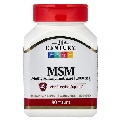 21st Century Msm 1 000 Mg 90 Tablets