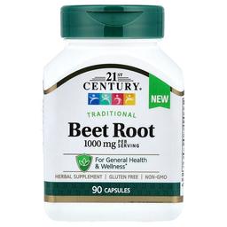 21st Century Beet Root 90 Capsules 500 Mg Per Capsule