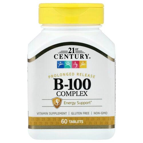 21st Century B 100 Complex Prolonged Release 60 Tablets