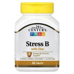 21st Century Stress B With Zinc 66 Tablets