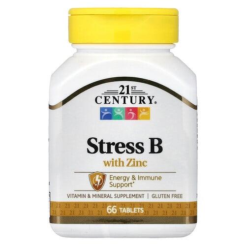 21st Century Stress B With Zinc 66 Tablets