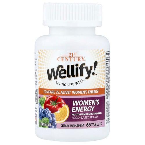 21st Century Wellify Women S Energy Multivitamin Multimineral 65 Tablets