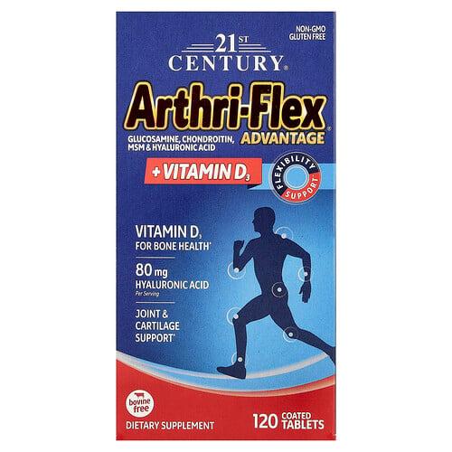 21st Century Arthri Flex Advantage Vitamin D3 120 Coated Tablets