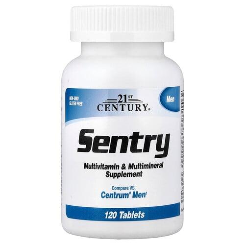 21st Century Sentry Men Multivitamin Multimineral Supplement 120 Tablets product image