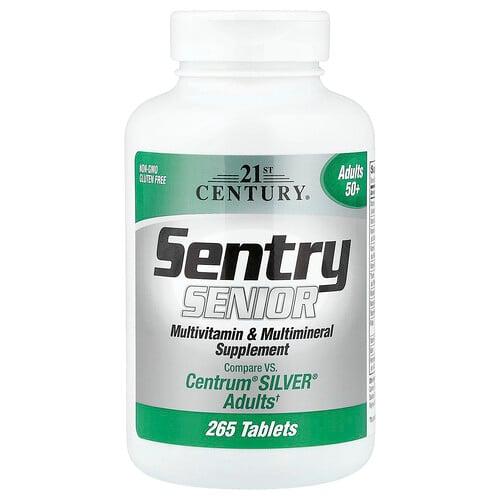 21st Century Sentry Senior Multivitamin Multimineral Supplement Adults 50 265 Tablets product image