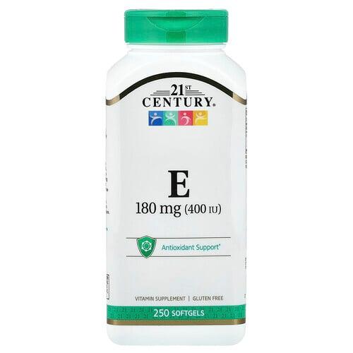 21st Century Vitamin E 180 Mg 400 Iu 250 Softgels