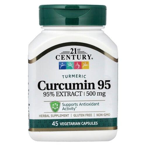 21st Century Curcumin 95 500 Mg 45 Vegetarian Capsules