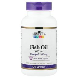 21st Century Fish Oil 1 000 Mg 120 Softgels