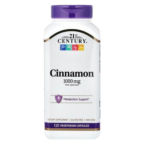21st Century Cinnamon 120 Vegetarian Capsules 500 Mg Per Capsule product image