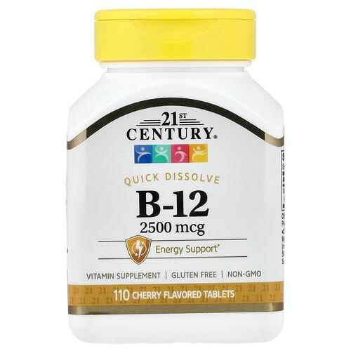 21st Century Vitamin B 12 Cherry 2 500 Mcg 110 Tablets product image