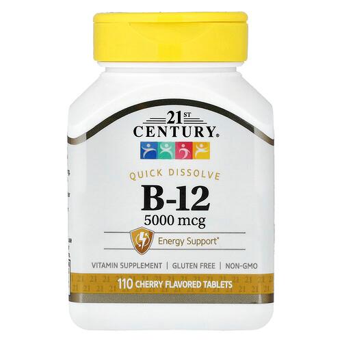 21st Century Vitamin B 12 Cherry 5 000 Mcg 110 Tablets