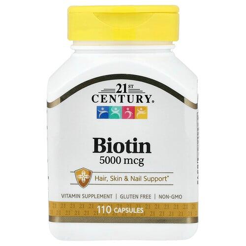 21st Century Biotin 5 000 Mcg 110 Capsules product image