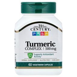 21st Century Turmeric Complex 500 Mg 60 Vegetarian Capsules